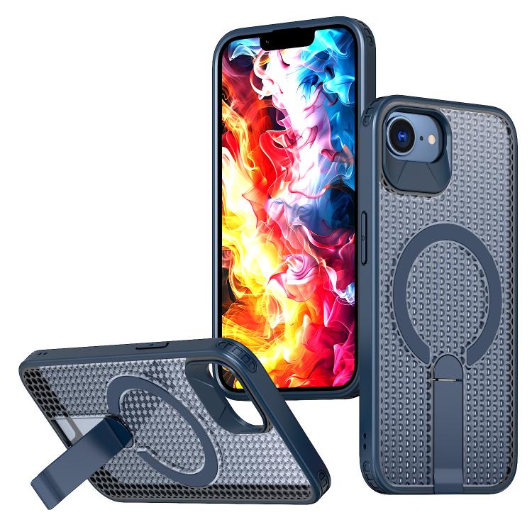 kalebol Honeycomb Cooling MagSafe Holder Phone Case, For iPhone 17e / 16e, For iPhone 17 Pro Max, For iPhone 17 Pro, For iPhone 17