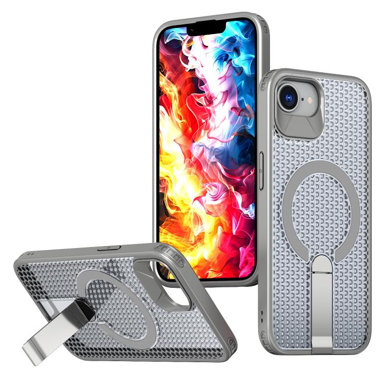 kalebol Honeycomb Cooling MagSafe Holder Phone Case, For iPhone 17e / 16e, For iPhone 17 Pro Max, For iPhone 17 Pro, For iPhone 17