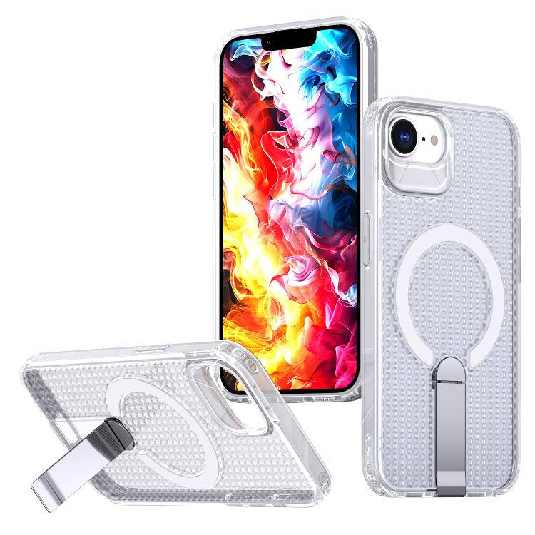 kalebol Honeycomb Cooling MagSafe Holder Phone Case, For iPhone 17e / 16e, For iPhone 17 Pro Max, For iPhone 17 Pro, For iPhone 17