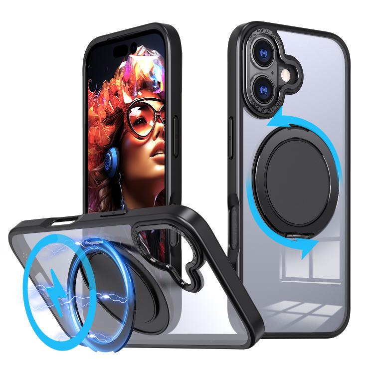 Kalebol 360-degree Rotating MagSafe Magnetic Holder Phone Case, For iPhone 17, For iPhone Air, For iPhone 16 Plus