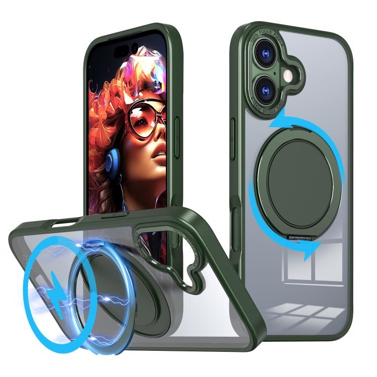 Kalebol 360-degree Rotating MagSafe Magnetic Holder Phone Case, For iPhone 17, For iPhone Air, For iPhone 16 Plus