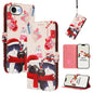 Christmas Series Buckle Leather Phone Case with Hand Strap, For iPhone 18 Pro / 17 Pro, For iPhone 18 Pro Max / 17 Pro Max, For iPhone 17e / 16e, For iPhone 17