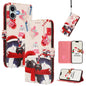 Christmas Series Buckle Leather Phone Case with Hand Strap, For iPhone 17e / 16e, For iPhone 17 Pro Max, For iPhone 17 Pro, For iPhone 17