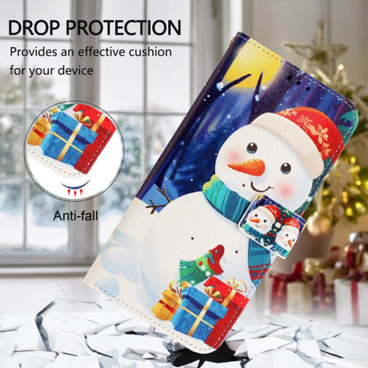 Christmas Series Buckle Leather Phone Case with Hand Strap, For iPhone Air, For iPhone 16 Pro Max, For iPhone 16 Pro, For iPhone 16 Plus