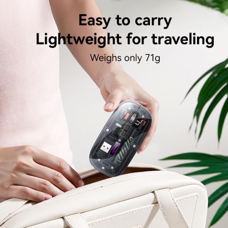 Yesido KB29 Transparent Bluetooth Dual Mode Wireless Mouse