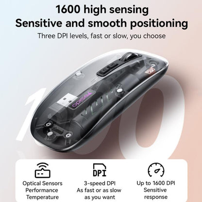 Yesido KB29 Transparent Bluetooth Dual Mode Wireless Mouse