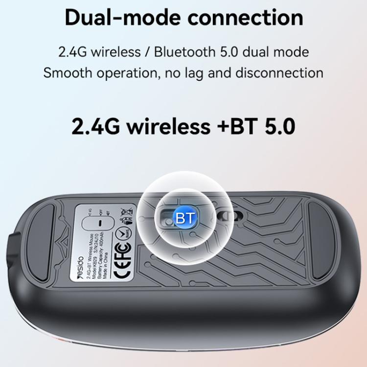 Yesido KB29 Transparent Bluetooth Dual Mode Wireless Mouse