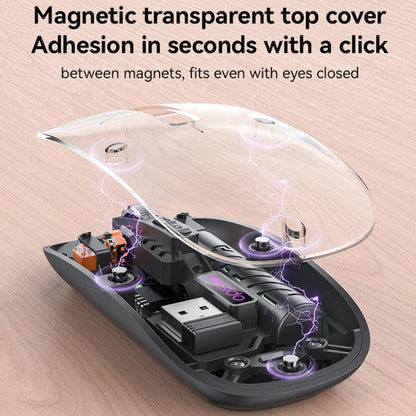 Yesido KB29 Transparent Bluetooth Dual Mode Wireless Mouse