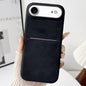 Skin Feel Sheepskin Card Slot Phone Case, For iPhone 18 Pro / 17 Pro, For iPhone 18 Pro Max / 17 Pro Max, For iPhone 17, For iPhone Air