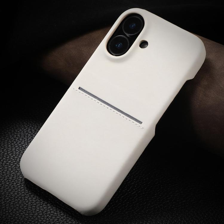 Skin Feel Sheepskin Card Slot Phone Case, For iPhone 18 Pro / 17 Pro, For iPhone 18 Pro Max / 17 Pro Max, For iPhone 17, For iPhone Air