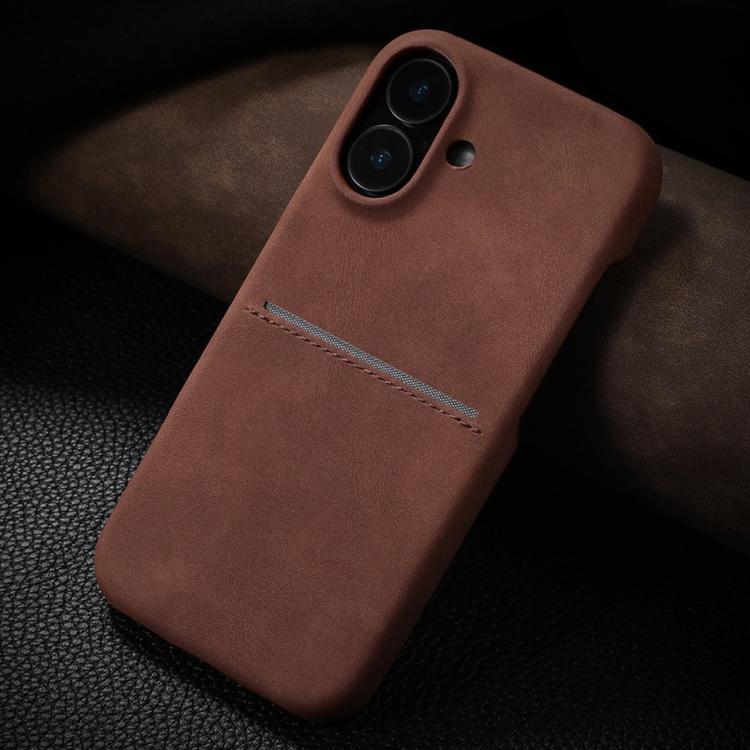 Skin Feel Sheepskin Card Slot Phone Case, For iPhone 18 Pro / 17 Pro, For iPhone 18 Pro Max / 17 Pro Max, For iPhone 17, For iPhone Air