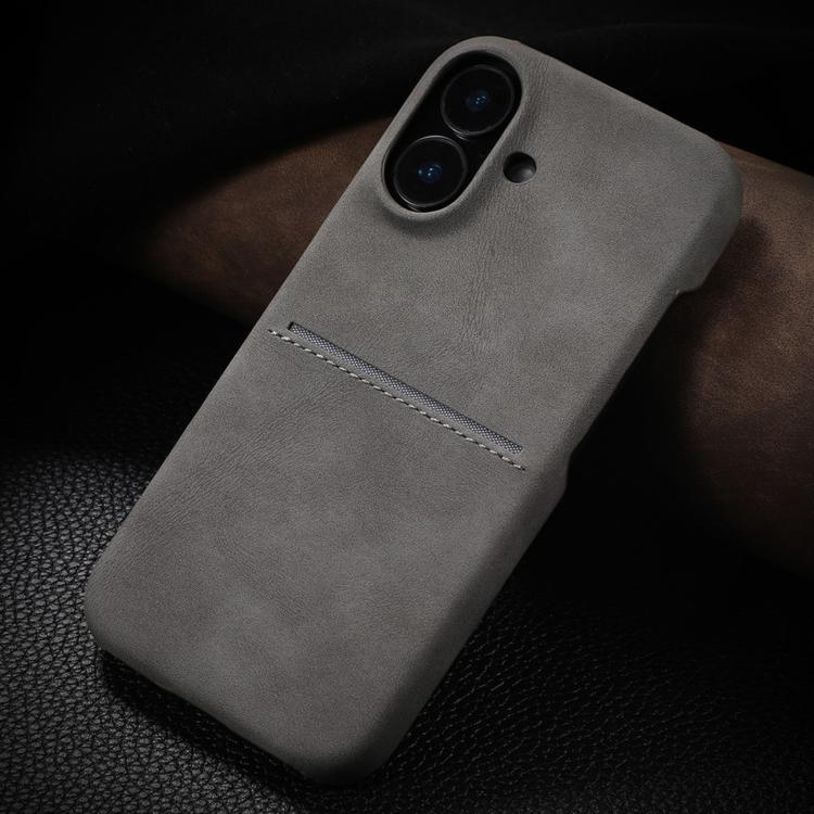 Skin Feel Sheepskin Card Slot Phone Case, For iPhone 18 Pro / 17 Pro, For iPhone 18 Pro Max / 17 Pro Max, For iPhone 17, For iPhone Air