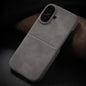 Skin Feel Sheepskin Card Slot Phone Case, For iPhone 18 Pro / 17 Pro, For iPhone 18 Pro Max / 17 Pro Max, For iPhone 17, For iPhone Air