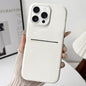 Skin Feel Sheepskin Card Slot Phone Case, For iPhone 16 Pro Max, For iPhone 16 Pro, For iPhone 16 Plus, For iPhone 16