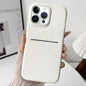 Skin Feel Sheepskin Card Slot Phone Case, For iPhone 13 Pro, For iPhone 13, For iPhone 12 / 12 Pro, For iPhone 12 Pro Max