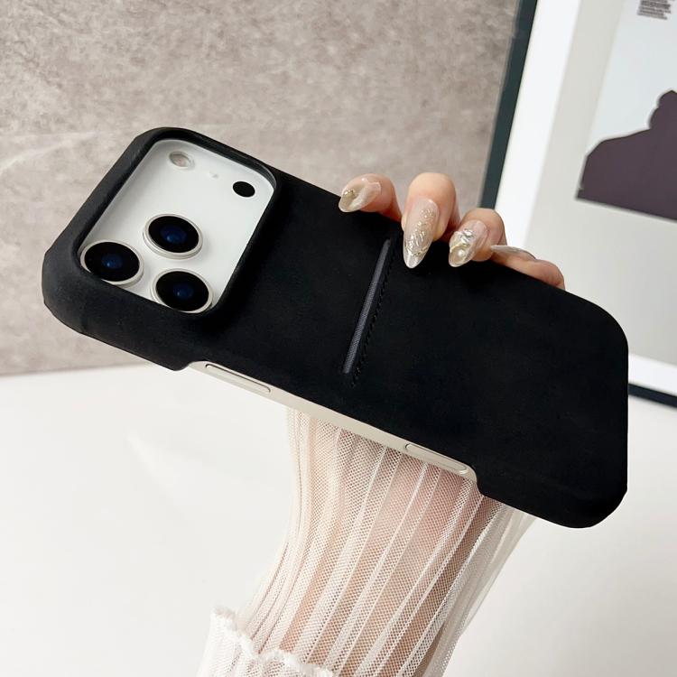 Skin Feel Sheepskin Card Slot Phone Case, For iPhone 18 Pro / 17 Pro, For iPhone 18 Pro Max / 17 Pro Max, For iPhone 17, For iPhone Air