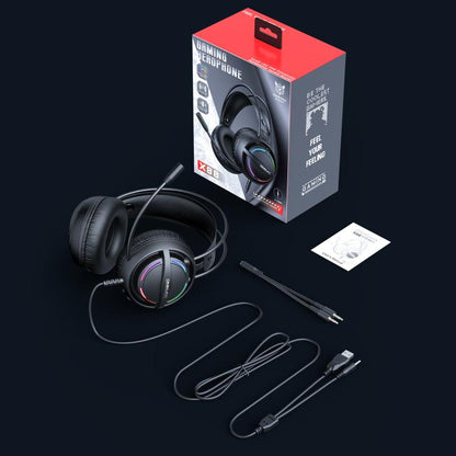 ONIKUMA X88 Head-mounted RGB Light E-Sports Gaming Headset, Cable Length: 2.2m