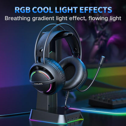 ONIKUMA X88 Head-mounted RGB Light E-Sports Gaming Headset, Cable Length: 2.2m