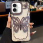 Hollow Butterfly Electroplating TPU Phone Case, For iPhone 16 Pro, For iPhone 16 Plus, For iPhone 16, For iPhone 15 Pro Max, For iPhone 15 Pro, For iPhone 15 Plus