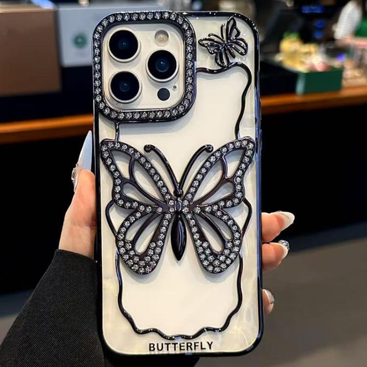 Hollow Butterfly Electroplating TPU Phone Case, For iPhone 13 Pro, For iPhone 13, For iPhone 11 Pro Max