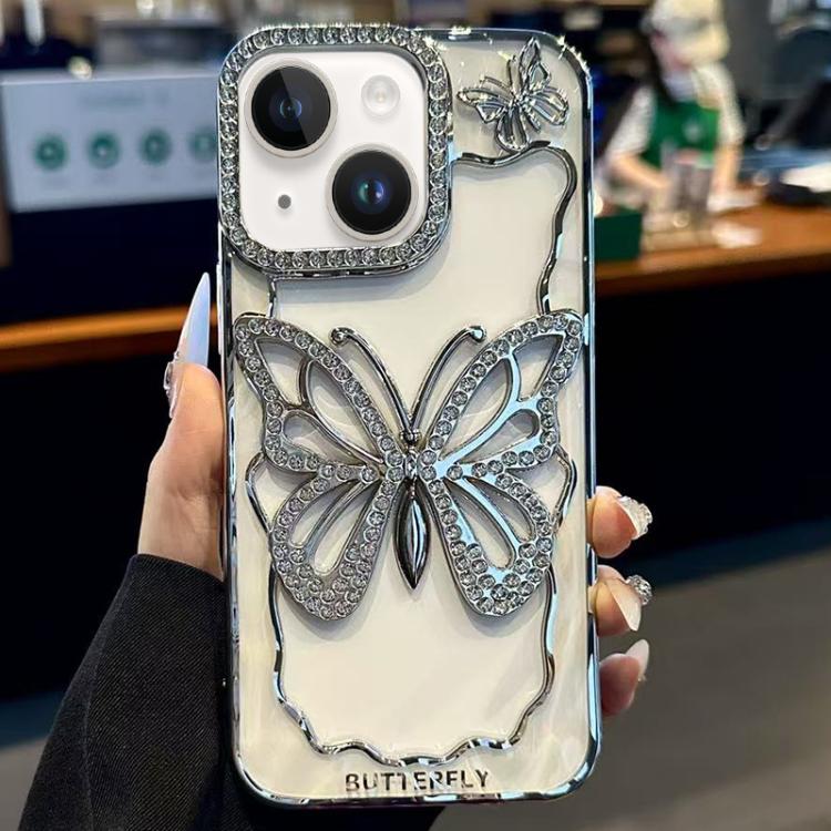Hollow Butterfly Electroplating TPU Phone Case, For iPhone 13 Pro, For iPhone 13, For iPhone 11 Pro Max