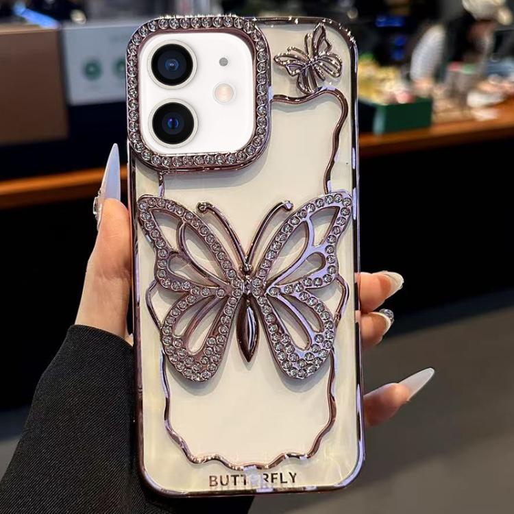 Hollow Butterfly Electroplating TPU Phone Case, For iPhone 12, For iPhone 12 Pro Max, For iPhone 12 Pro, For iPhone 11 Pro Max, For iPhone 11