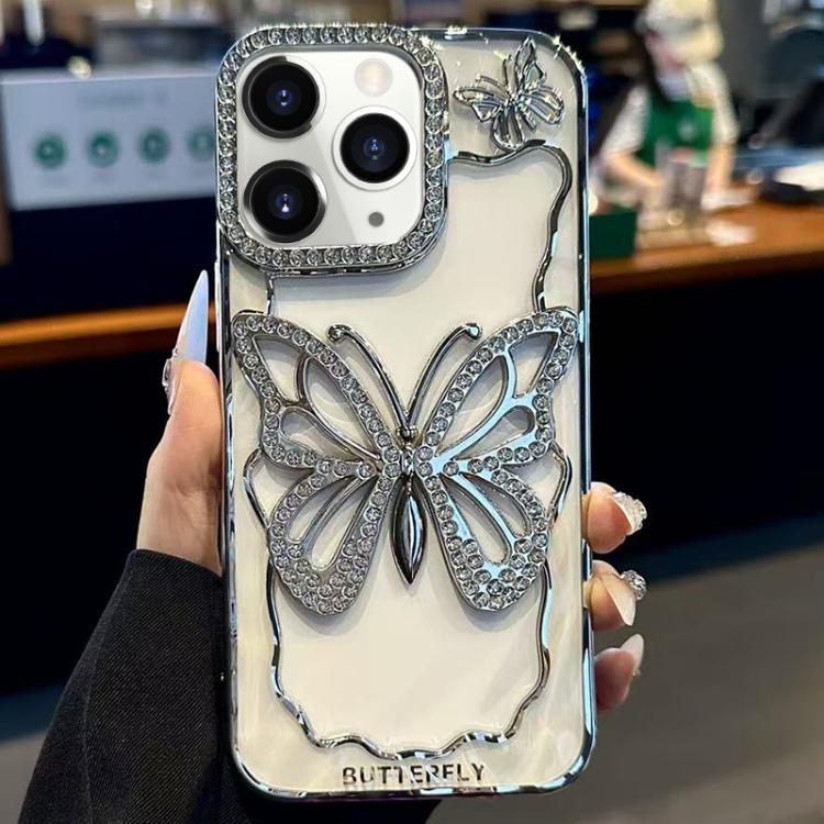 Hollow Butterfly Electroplating TPU Phone Case, For iPhone 12, For iPhone 12 Pro Max, For iPhone 12 Pro, For iPhone 11 Pro Max, For iPhone 11