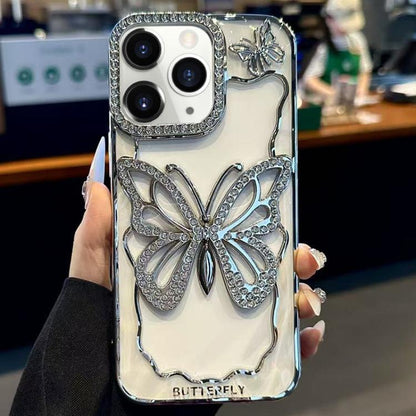 Hollow Butterfly Electroplating TPU Phone Case, For iPhone 12, For iPhone 12 Pro Max, For iPhone 12 Pro, For iPhone 11 Pro Max, For iPhone 11