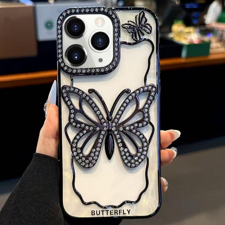 Hollow Butterfly Electroplating TPU Phone Case, For iPhone 12, For iPhone 12 Pro Max, For iPhone 12 Pro, For iPhone 11 Pro Max, For iPhone 11