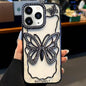 Hollow Butterfly Electroplating TPU Phone Case, For iPhone 12, For iPhone 12 Pro Max, For iPhone 12 Pro, For iPhone 11 Pro Max, For iPhone 11