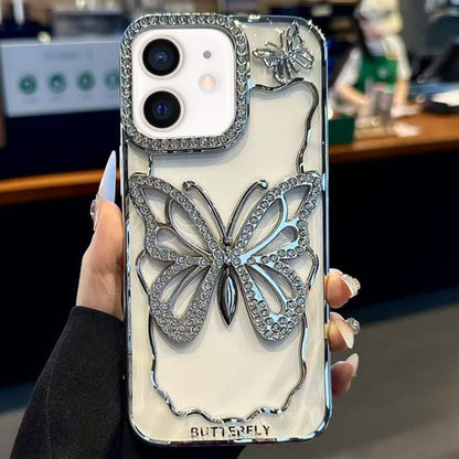 Hollow Butterfly Electroplating TPU Phone Case, For iPhone 12, For iPhone 12 Pro Max, For iPhone 12 Pro, For iPhone 11 Pro Max, For iPhone 11