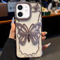 Hollow Butterfly Electroplating TPU Phone Case, For iPhone 12, For iPhone 12 Pro Max, For iPhone 12 Pro, For iPhone 11 Pro Max, For iPhone 11