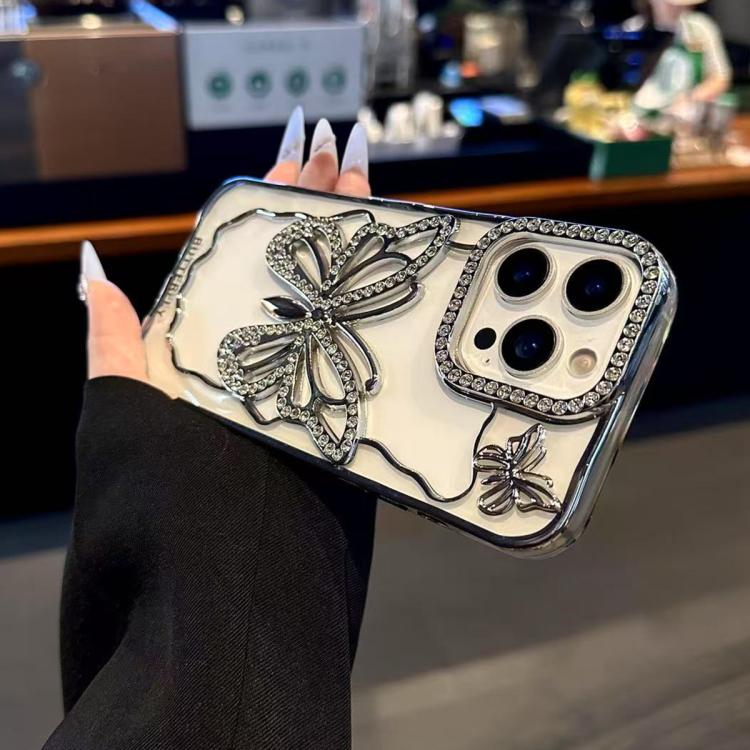 Hollow Butterfly Electroplating TPU Phone Case, For iPhone 13 Pro, For iPhone 13, For iPhone 11 Pro Max