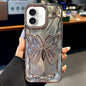 Butterfly Electroplating TPU Phone Case with Epoxy Cardboard, For iPhone 16 Pro Max, For iPhone 16 Pro, For iPhone 16 Plus, For iPhone 16, For iPhone 15 Pro Max, For iPhone 15 Pro