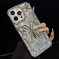 Butterfly Electroplating TPU Phone Case with Epoxy Cardboard, For iPhone 15 Plus, For iPhone 15, For iPhone 14 Plus, For iPhone 14, For iPhone 14 Pro, For iPhone 14 Pro Max
