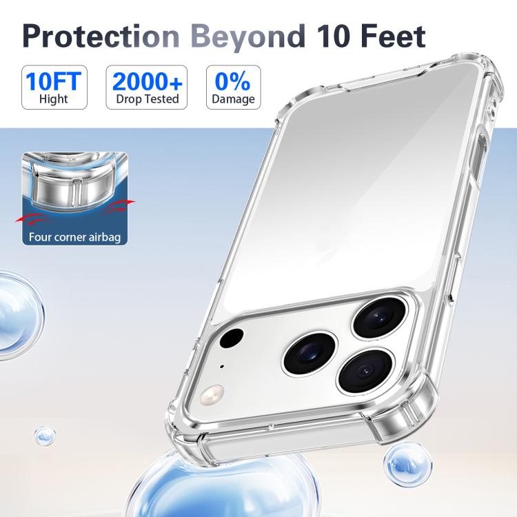 Four-corner Shockproof Acrylic +TPU Phone Case, For iPhone 18 Pro / 17 Pro, For iPhone 18 Pro Max / 17 Pro Max, For iPhone 17, For iPhone 17 Air