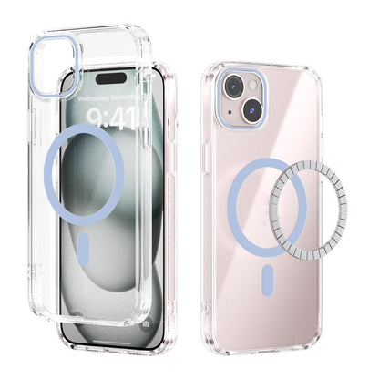 ABEEL MagSafe Magnetic Color Ring Anti-scratch Transparent Phone Case, For iPhone 13 Pro Max, For iPhone 13 Pro, For iPhone 13
