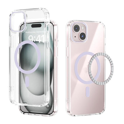 ABEEL MagSafe Magnetic Color Ring Anti-scratch Transparent Phone Case, For iPhone 13 Pro Max, For iPhone 13 Pro, For iPhone 13