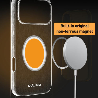 QIALINO Technology Leather MagSafe Phone Case, For iPhone 17 Pro Max, For iPhone 17 Pro, For iPhone 17, For iPhone Air