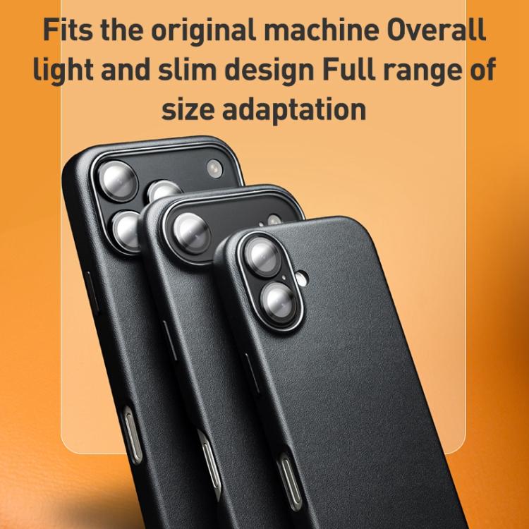 QIALINO Technology Leather MagSafe Phone Case, For iPhone 17 Pro Max, For iPhone 17 Pro, For iPhone 17, For iPhone Air