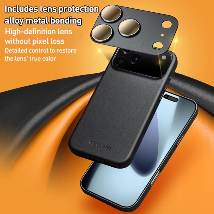 QIALINO Technology Leather MagSafe Phone Case, For iPhone 17 Pro Max, For iPhone 17 Pro, For iPhone 17, For iPhone Air