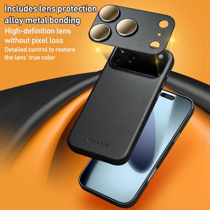 QIALINO Technology Leather MagSafe Phone Case, For iPhone 17 Pro Max, For iPhone 17 Pro, For iPhone 17, For iPhone Air