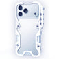 Trigger Design Hollow Metal Frame Phone Case with Lanyard, For iPhone 17e / 16e, For iPhone 17 Pro Max, For iPhone 17 Pro, For iPhone 17, For iPhone 16 Pro Max, For iPhone 16 Pro, For iPhone 16 Plus, For iPhone 16