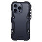 Trigger Design Hollow Metal Frame Phone Case with Lanyard, For iPhone 17e / 16e, For iPhone 17 Pro Max, For iPhone 17 Pro, For iPhone 17, For iPhone 16 Pro Max, For iPhone 16 Pro, For iPhone 16 Plus, For iPhone 16