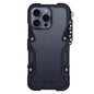 Trigger Design Hollow Metal Frame Phone Case with Lanyard, For iPhone 17e / 16e, For iPhone 17 Pro Max, For iPhone 17 Pro, For iPhone 17, For iPhone 16 Pro Max, For iPhone 16 Pro, For iPhone 16 Plus, For iPhone 16
