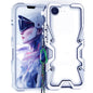 Trigger Design Hollow Metal Frame Phone Case with Lanyard, For iPhone 17e / 16e, For iPhone 17 Pro Max, For iPhone 17 Pro, For iPhone 17, For iPhone 16 Pro Max, For iPhone 16 Pro, For iPhone 16 Plus, For iPhone 16
