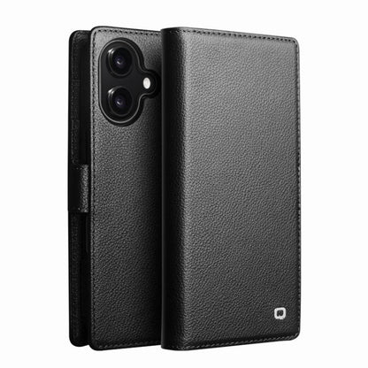QIALINO Classics 3rd Genuine Leather Phone Case, For iPhone 18 Pro / 17 Pro, For iPhone 18 Pro Max / 17 Pro Max, For iPhone 17, For iPhone Air
