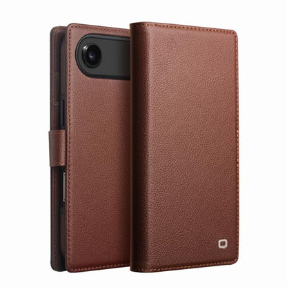 QIALINO Classics 3rd Genuine Leather Phone Case, For iPhone 18 Pro / 17 Pro, For iPhone 18 Pro Max / 17 Pro Max, For iPhone 17, For iPhone Air
