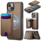 JEEHOOD J10 Flip Card Bag MagSafe Split RFID Leather Phone Case, For iPhone 14, For iPhone 14 Pro, For iPhone 14 Pro Max, For iPhone 13 Pro Max