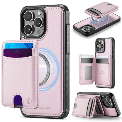 JEEHOOD J10 Flip Card Bag MagSafe Split RFID Leather Phone Case, For iPhone 12 Pro, For iPhone 11 Pro Max, For iPhone 11, For iPhone 11 Pro
